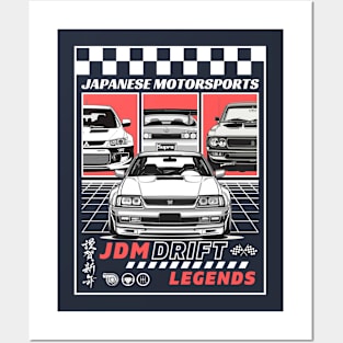 Retro Japanese Classic JDM Car Posters and Art